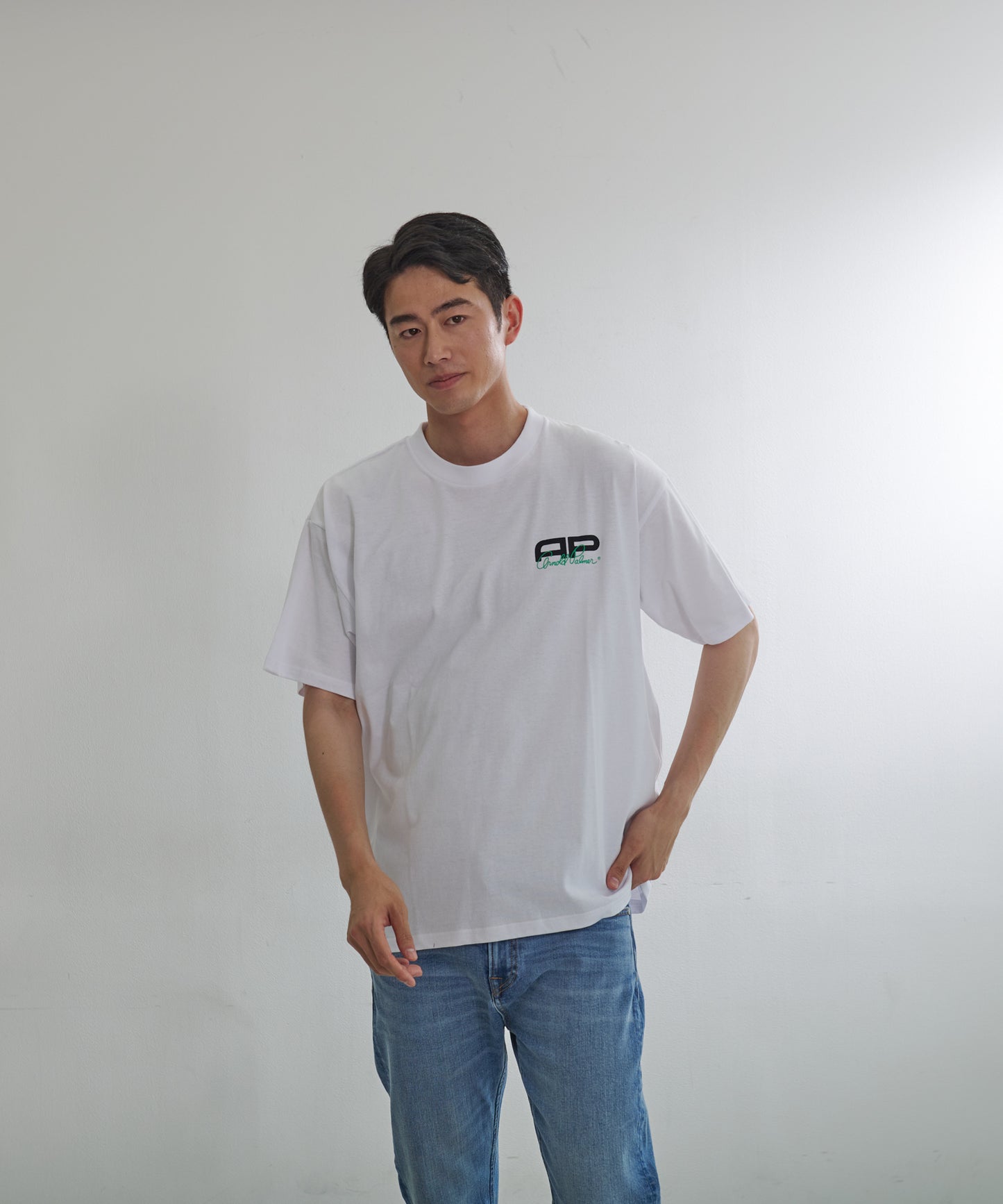STAY FRESHレトロスポーツロゴシェアビッグTシャツ