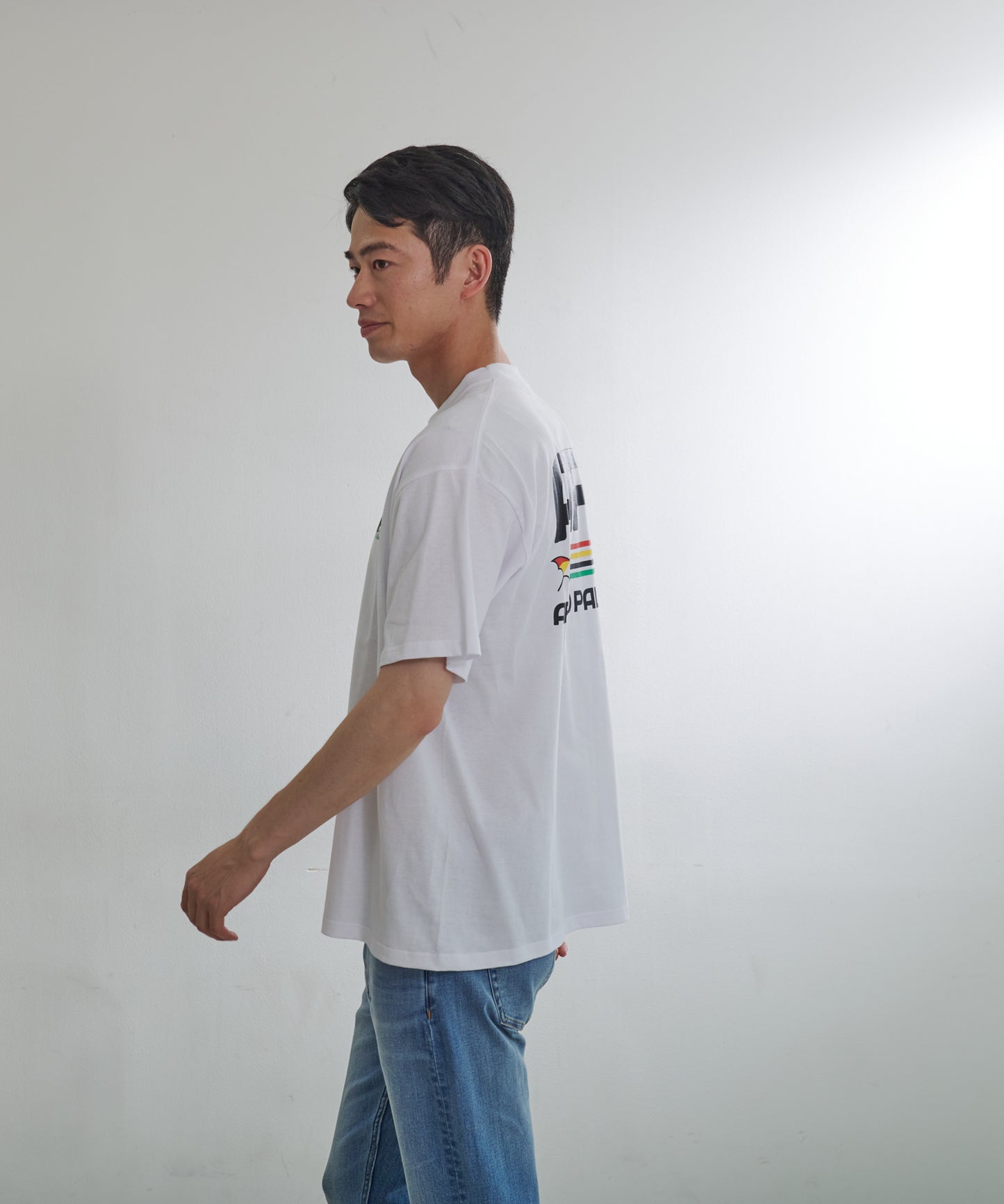 STAY FRESHレトロスポーツロゴシェアビッグTシャツ