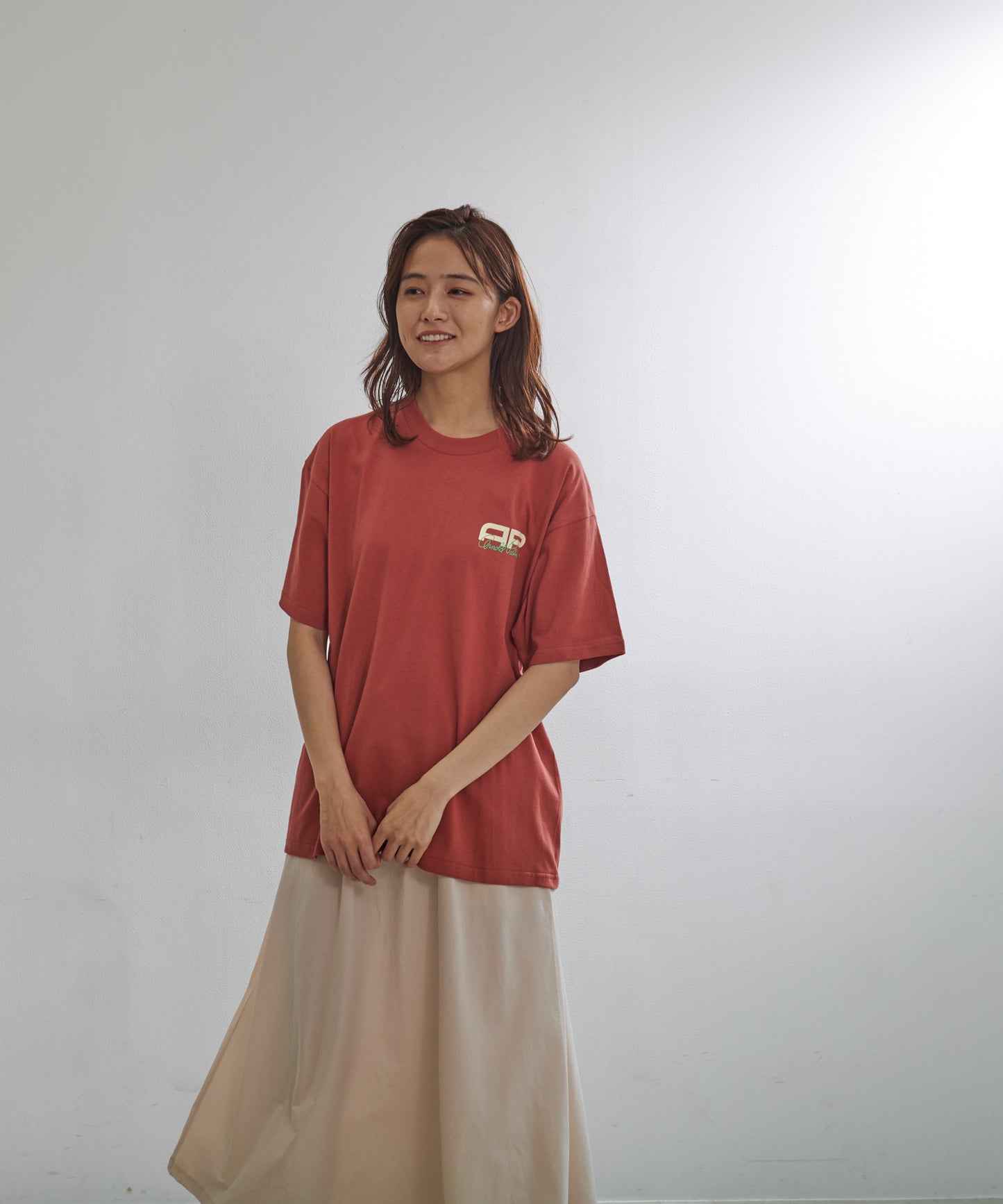 STAY FRESHレトロスポーツロゴシェアビッグTシャツ