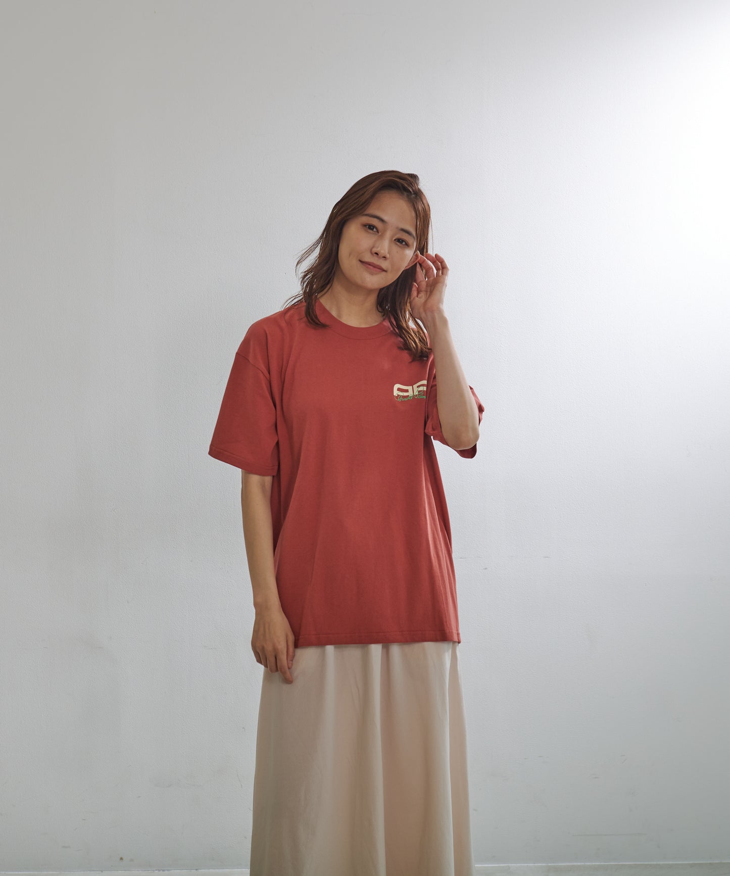 STAY FRESHレトロスポーツロゴシェアビッグTシャツ