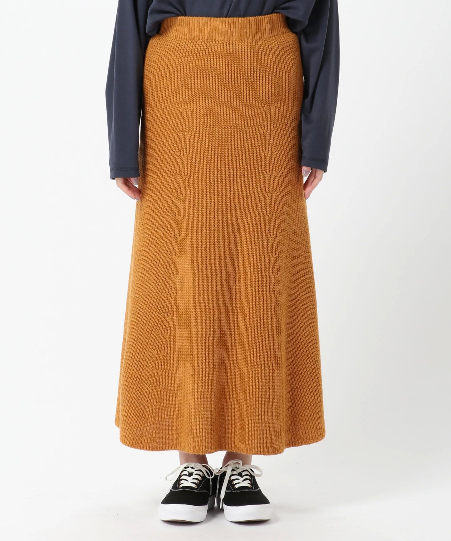 畦ニットスカート GISELe1月号掲載