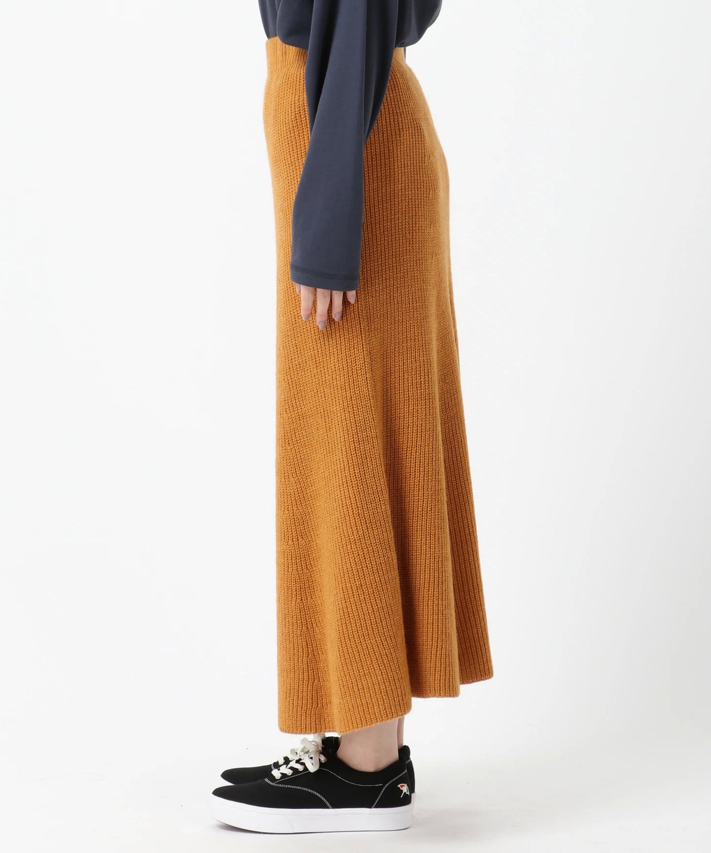 畦ニットスカート GISELe1月号掲載