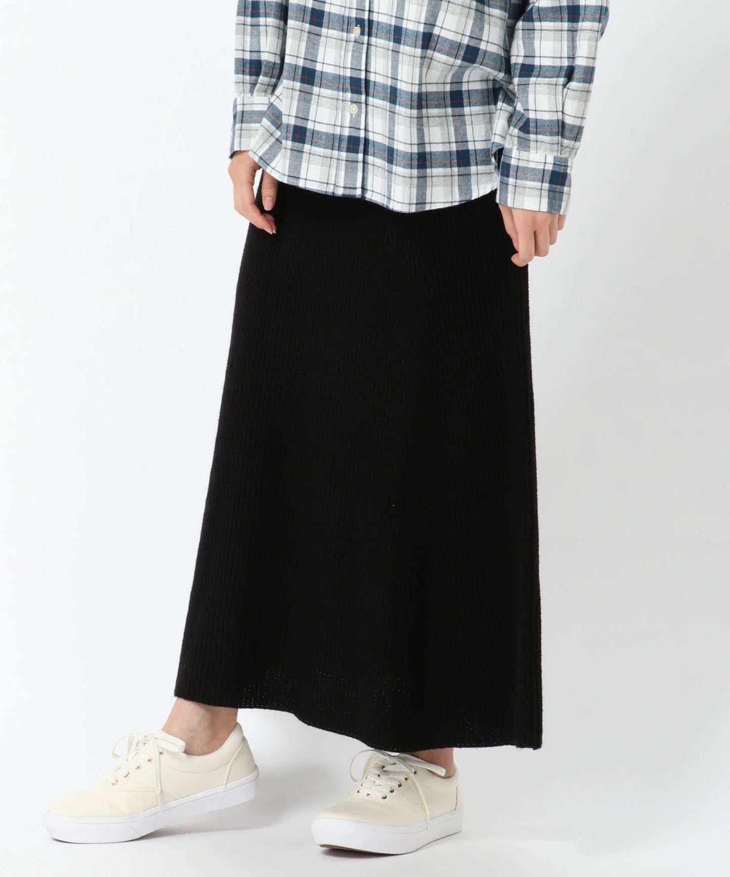 畦ニットスカート GISELe1月号掲載