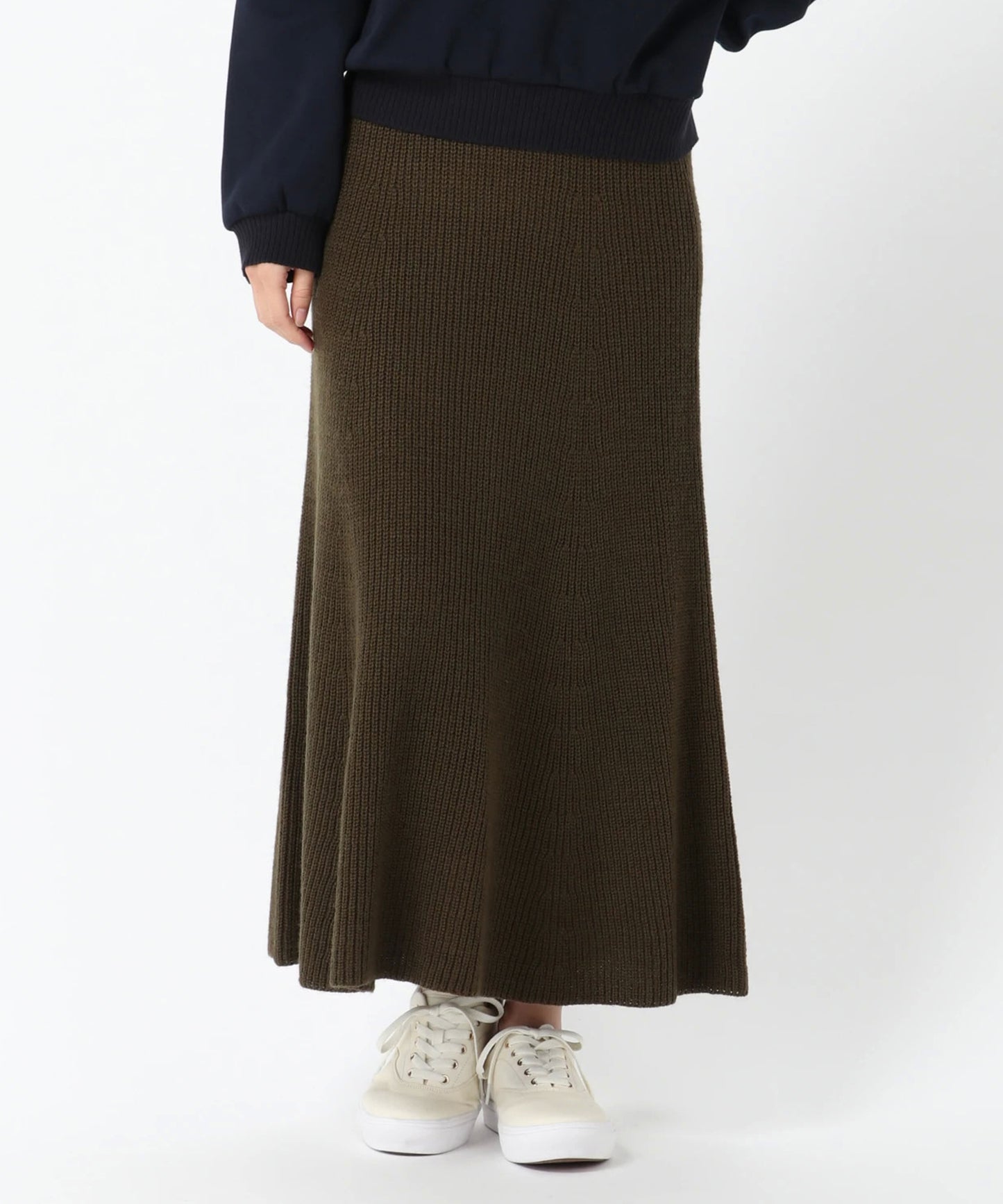 畦ニットスカート GISELe1月号掲載