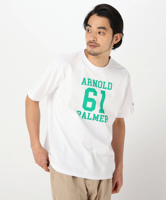 Arnold Palmer　 【残り1点】ナンバリングロゴ天竺シェアTシャツ
