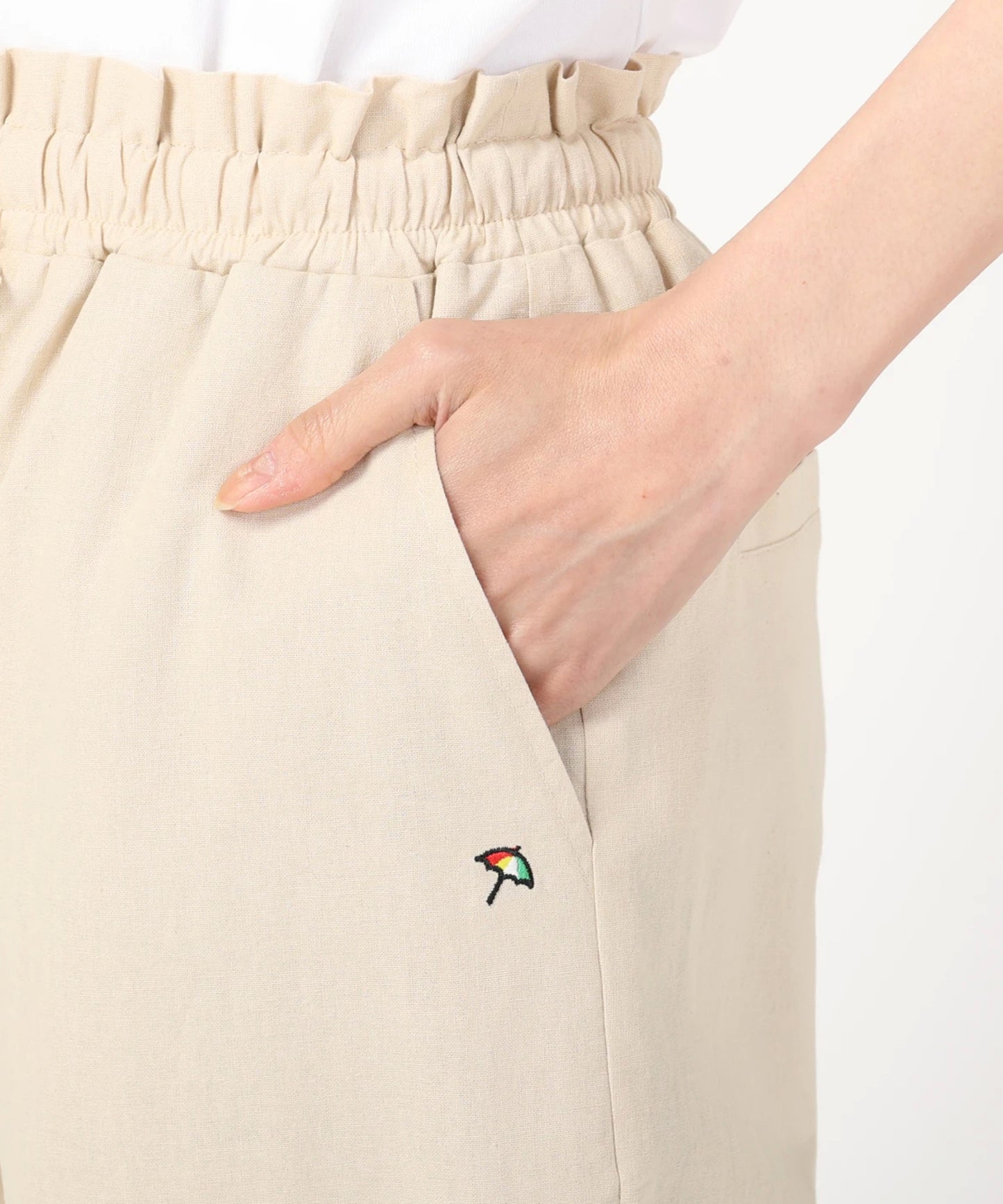 リネンライクリラックスイージーパンツ