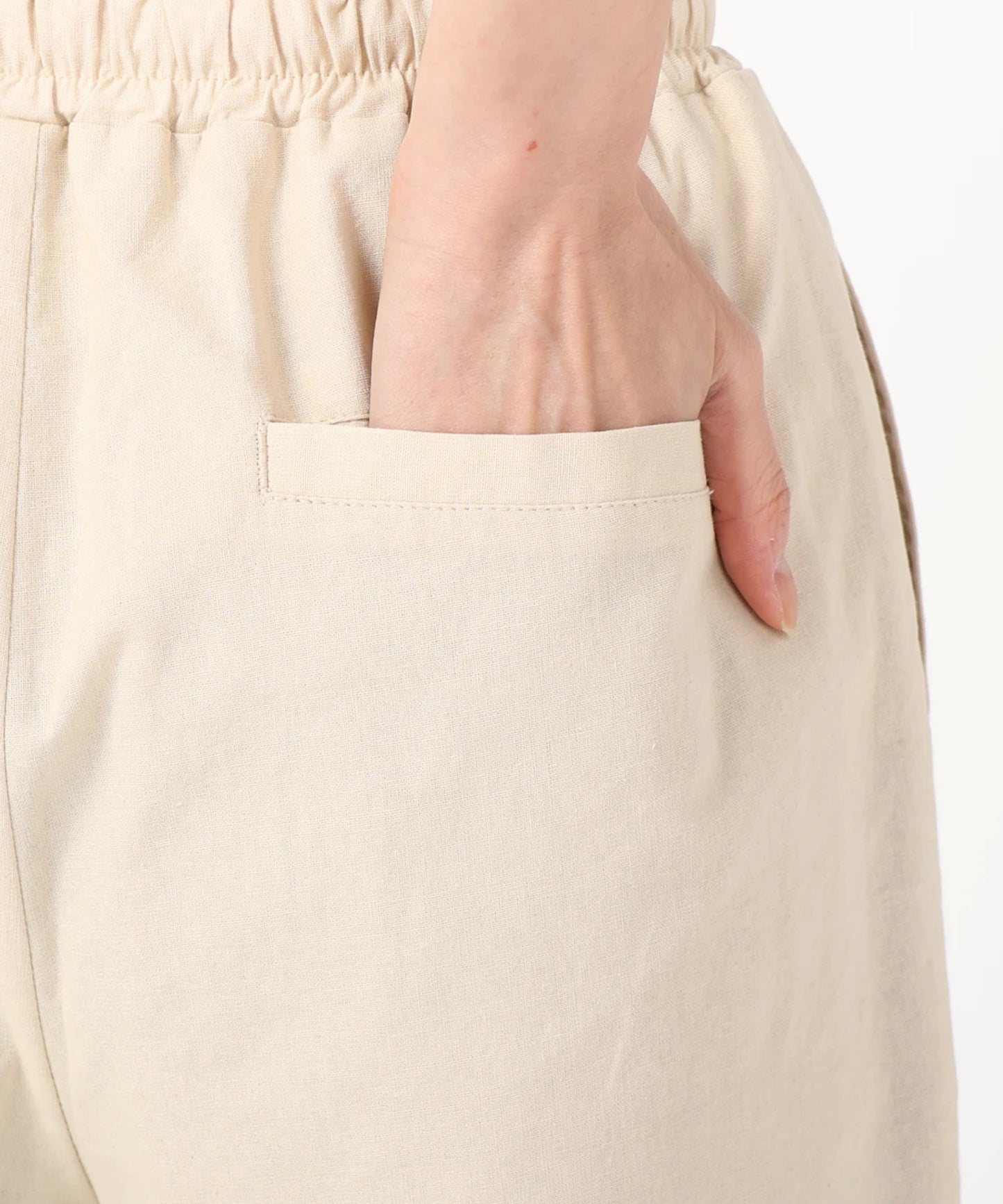 リネンライクリラックスイージーパンツ