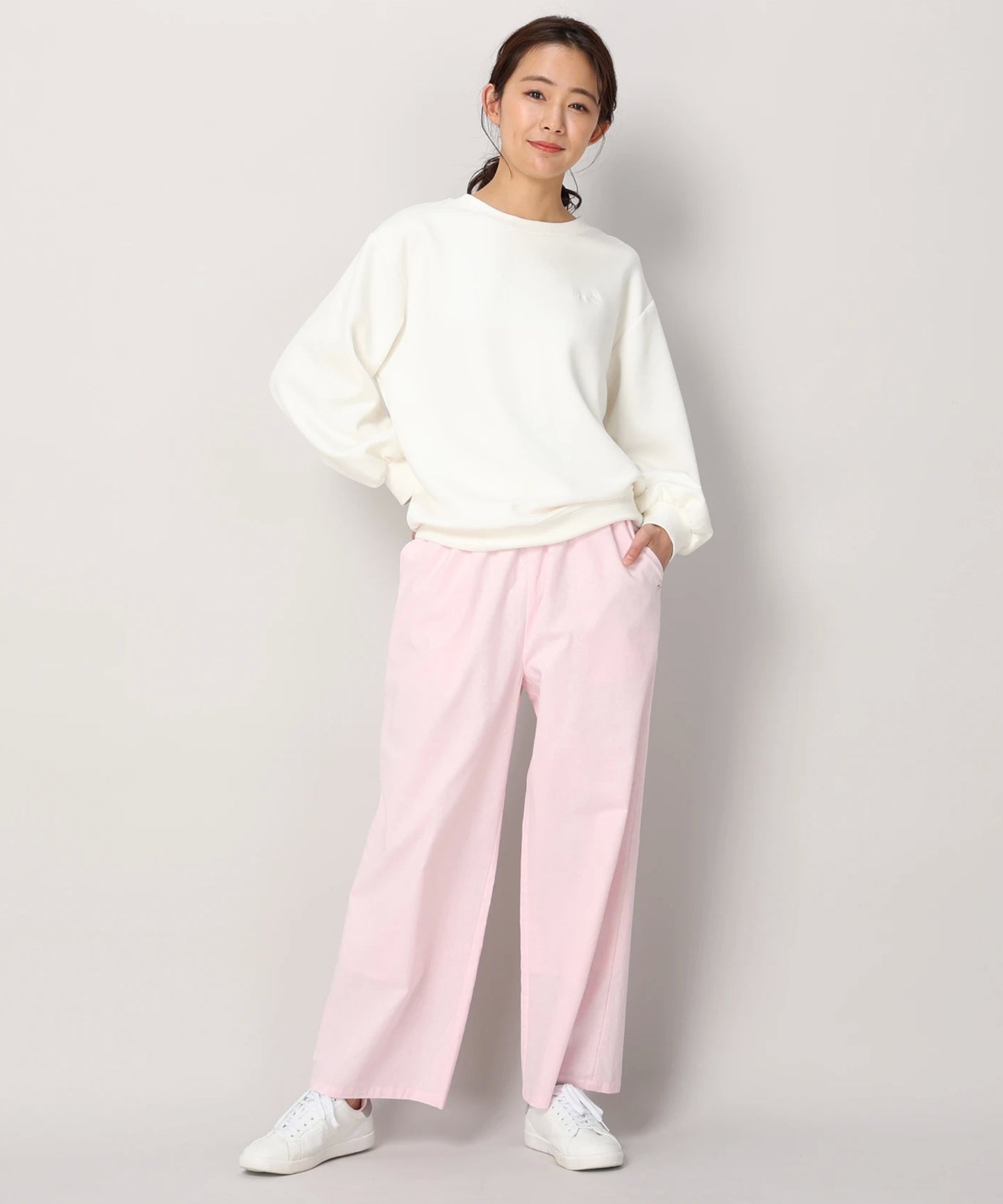 リネンライクリラックスイージーパンツ