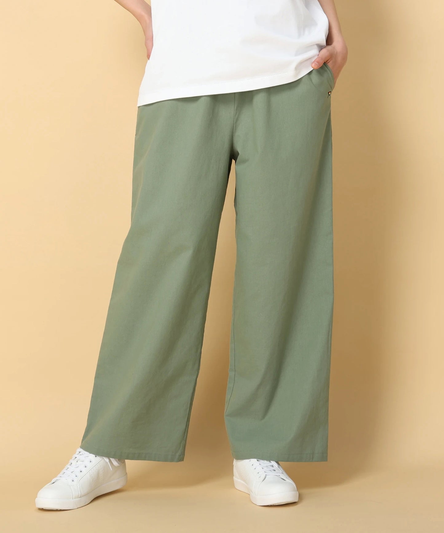 リネンライクリラックスイージーパンツ