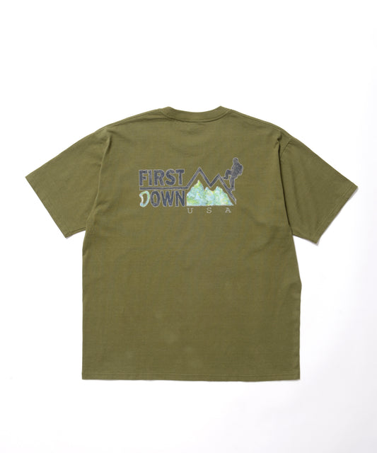 FIRST DOWN USA　コットンジャージー 半袖Ｔシャツ by lee qura |  S/S TEE#2 COTTON JERSEY