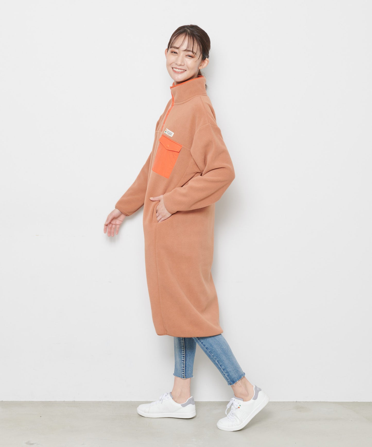 バルキーフリースワンピース