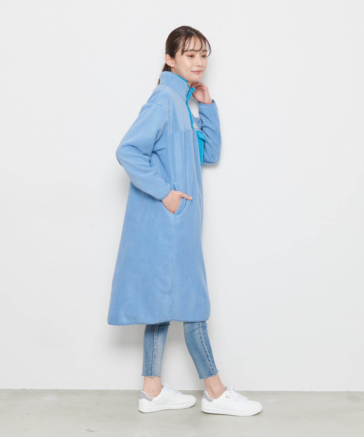 バルキーフリースワンピース