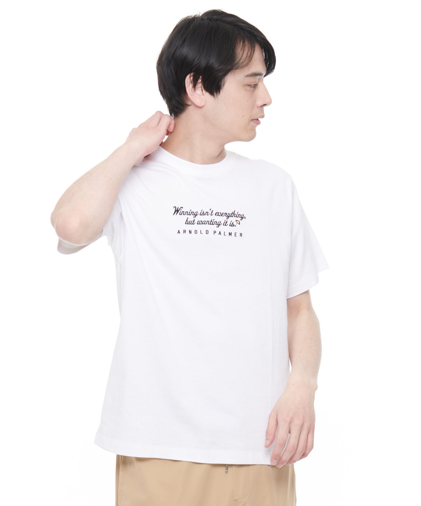 【残り3点】ロゴグラフィックシェア半袖Tシャツ