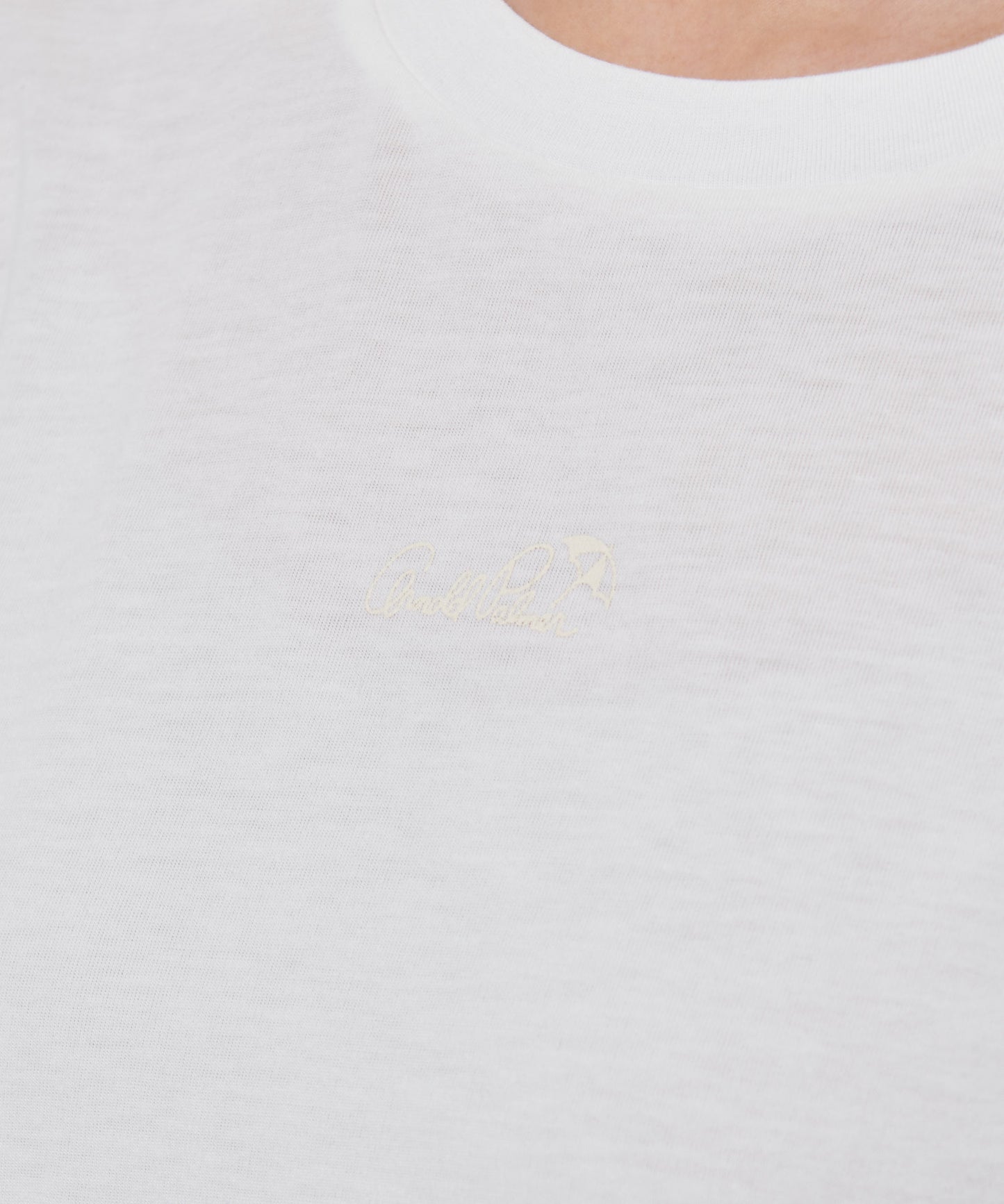 ニットベスト×ラウンドテールTシャツセット