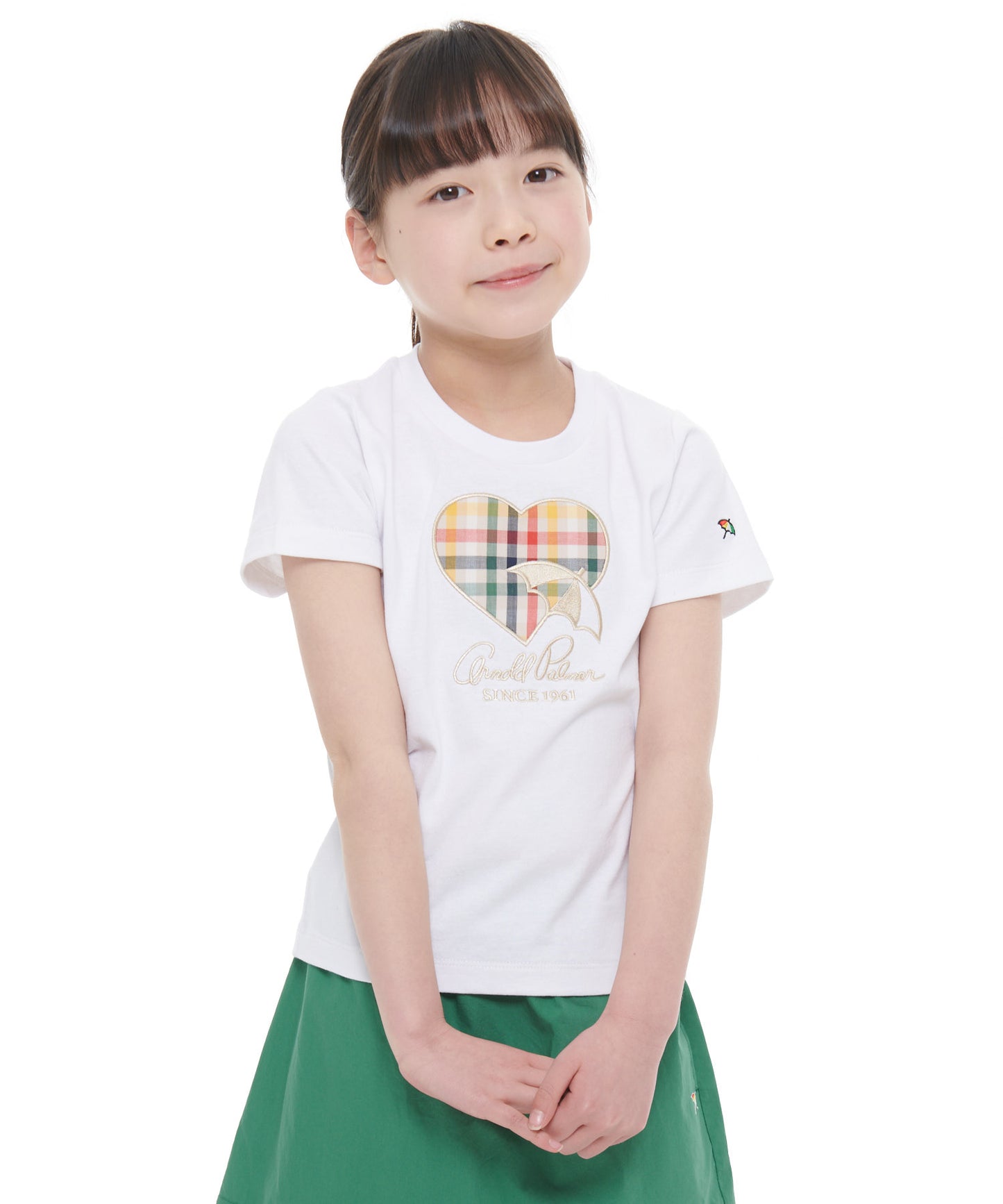 ビッグハートモチーフTシャツ【キッズ】