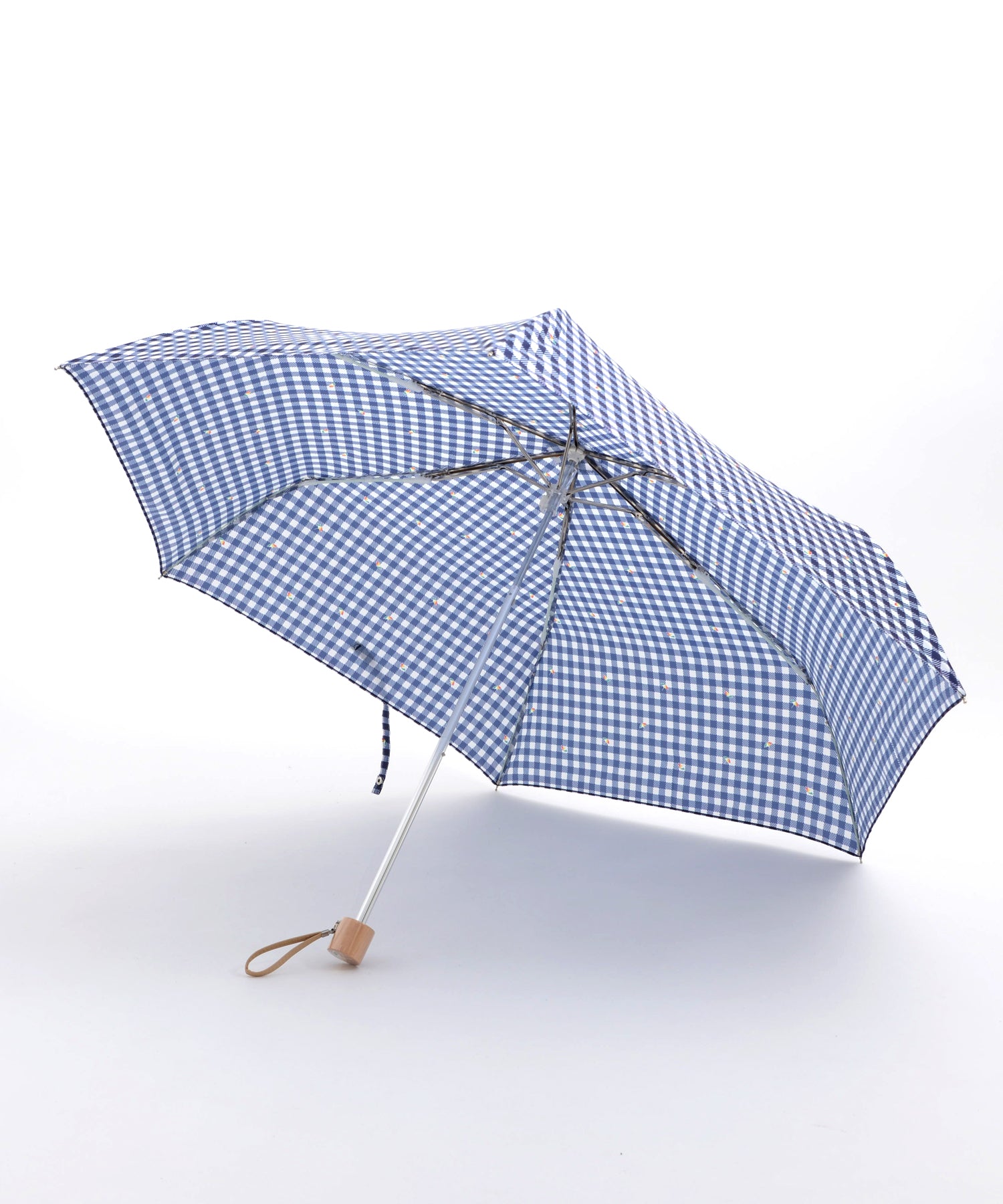 ギンガムチェック晴雨兼用シェア折り畳み傘（傘/ユニセックス 