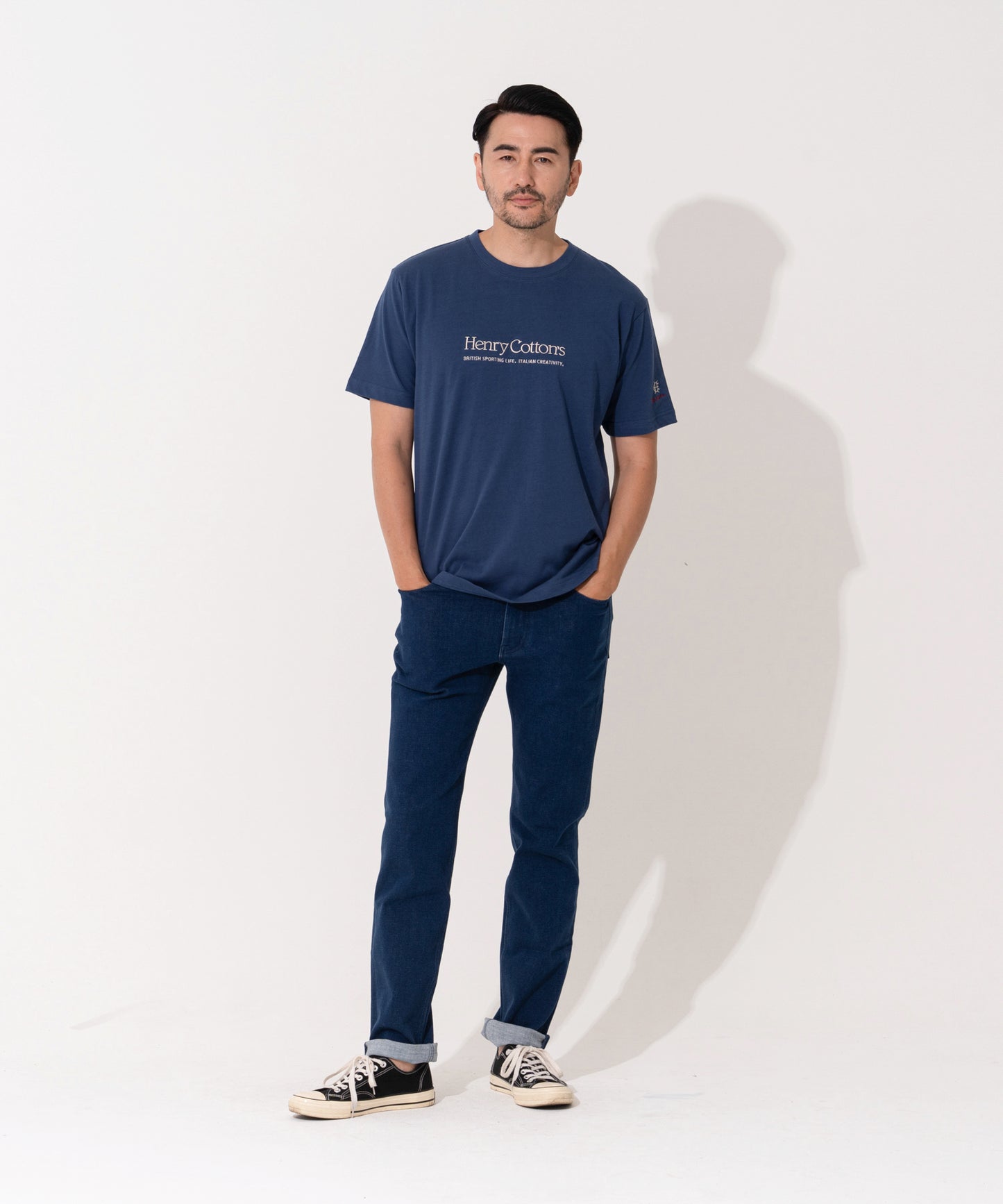 抗菌防臭 刺繡ロゴTee
