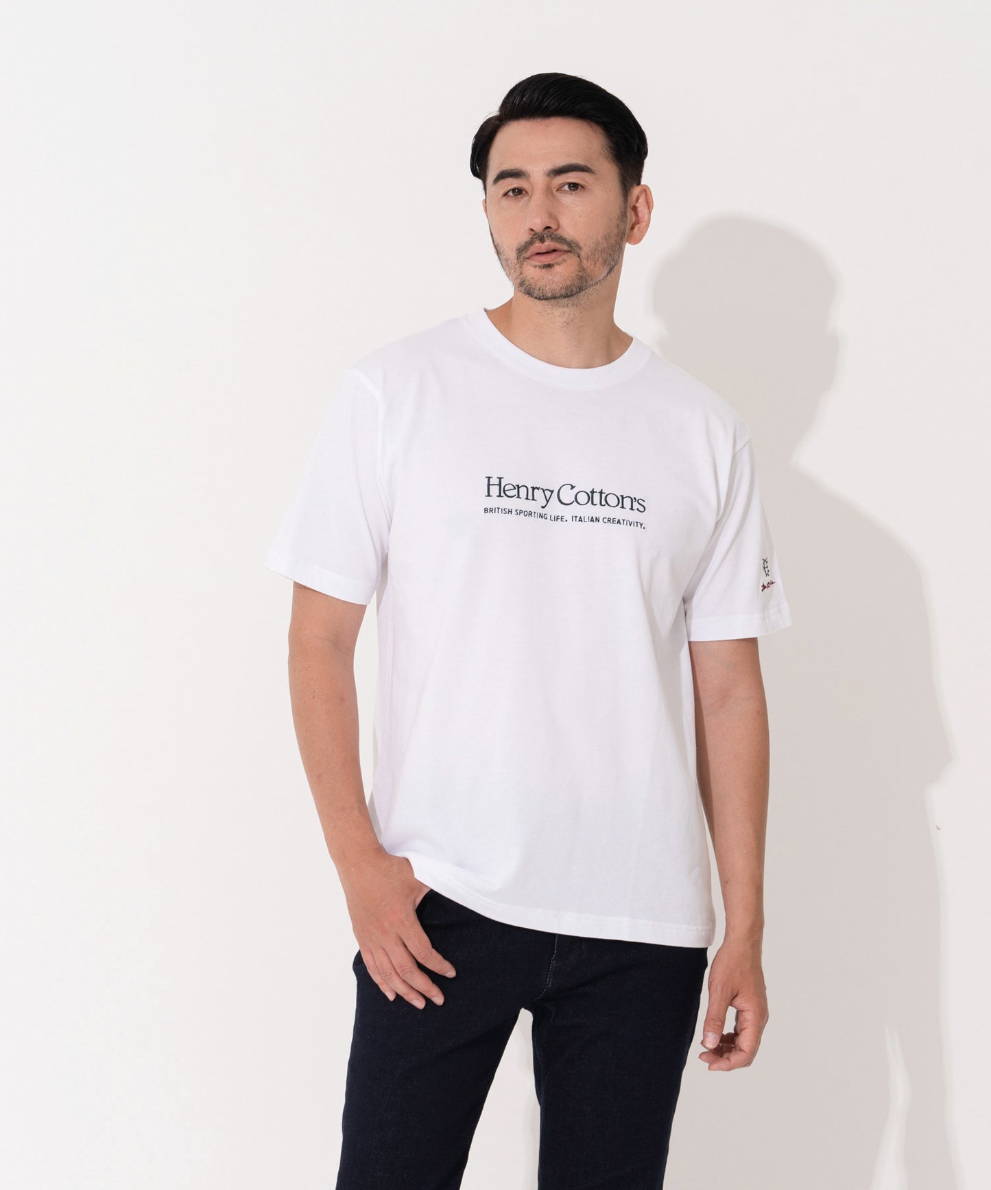 抗菌防臭 刺繡ロゴTee