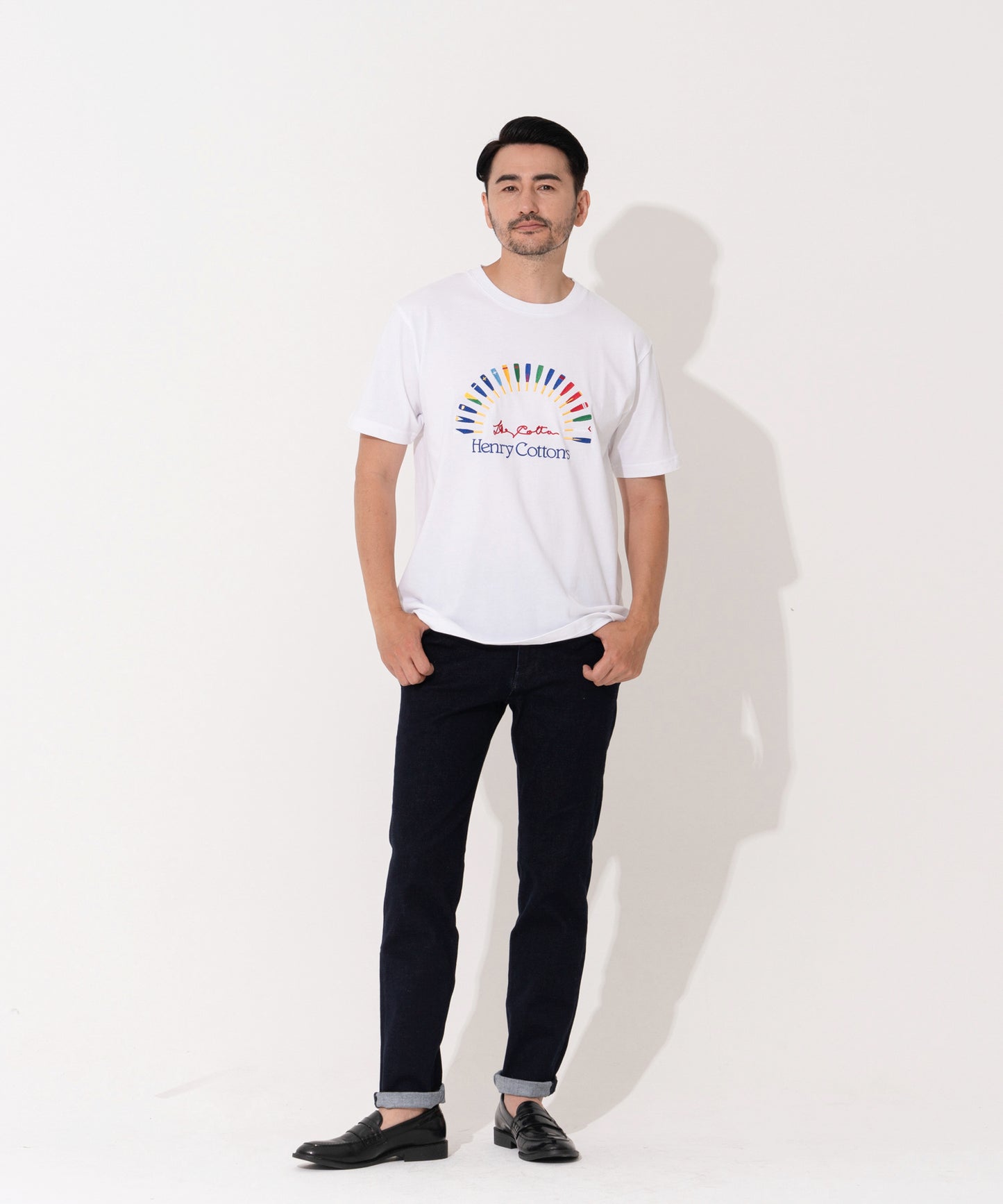 抗菌防臭 クリケット刺繡Tee
