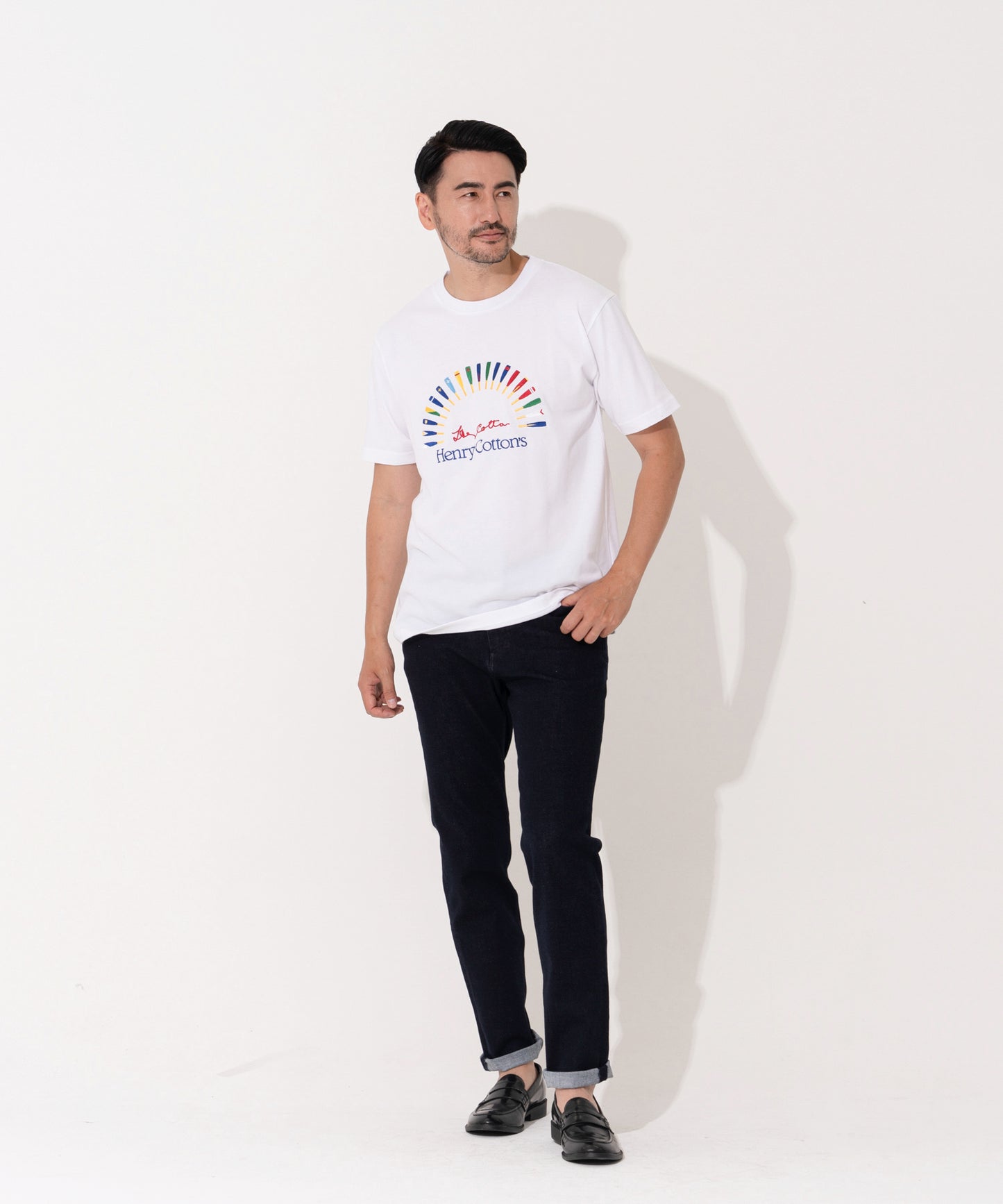 抗菌防臭 クリケット刺繡Tee