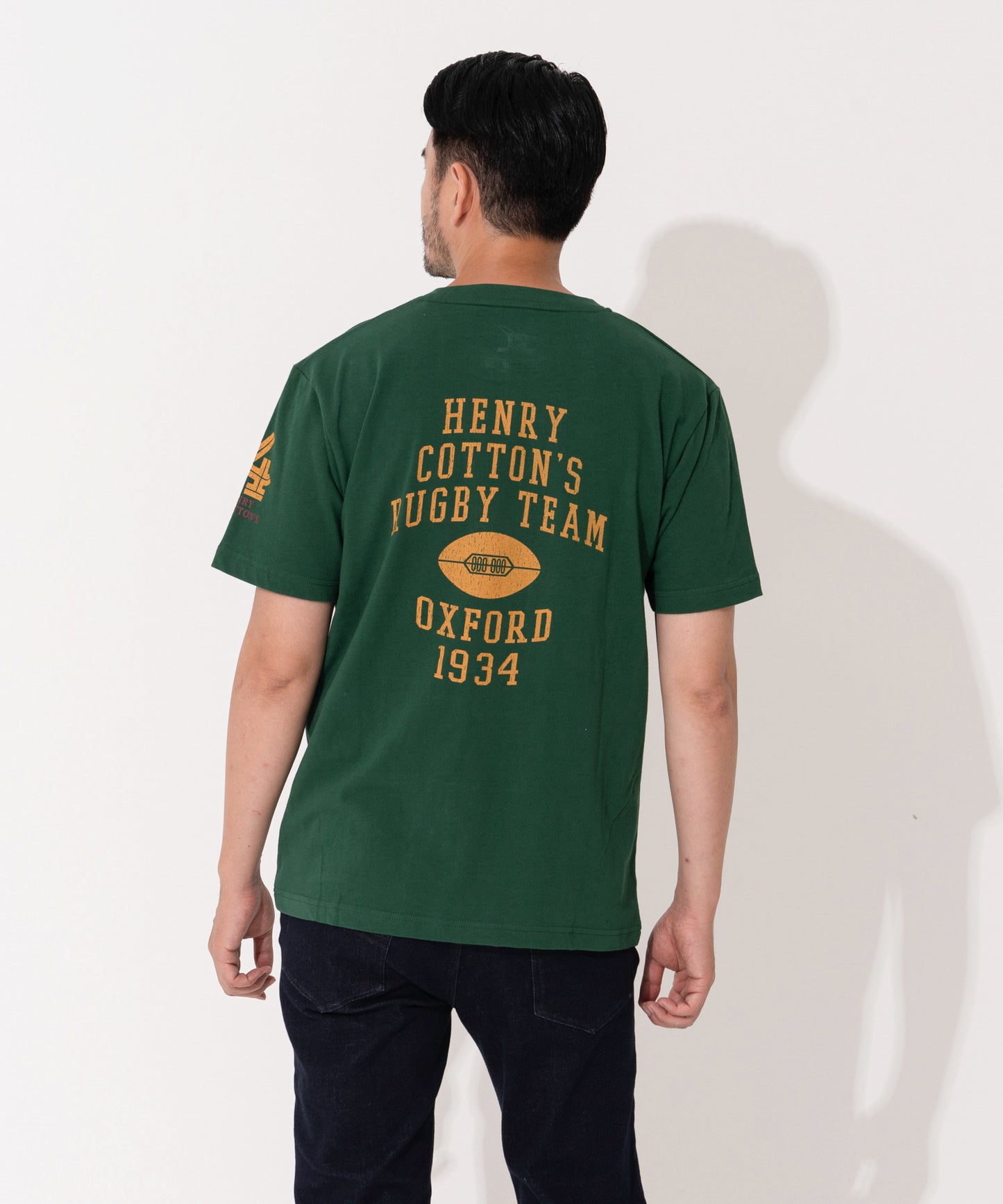 抗菌防臭 ラグビーデザイン胸ポケ付Tee