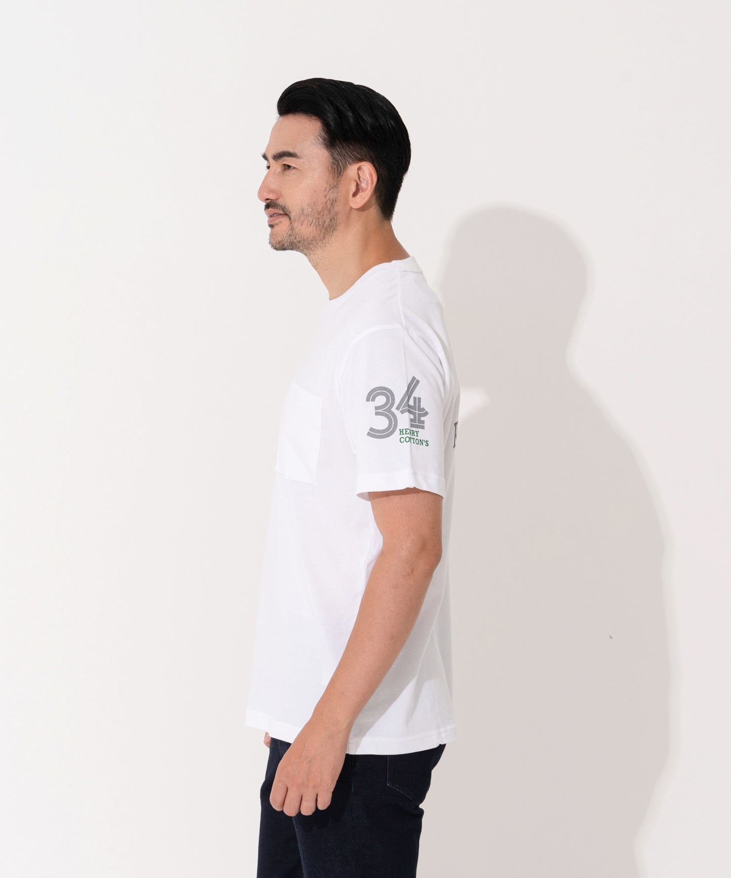 抗菌防臭 ラグビーデザイン胸ポケ付Tee