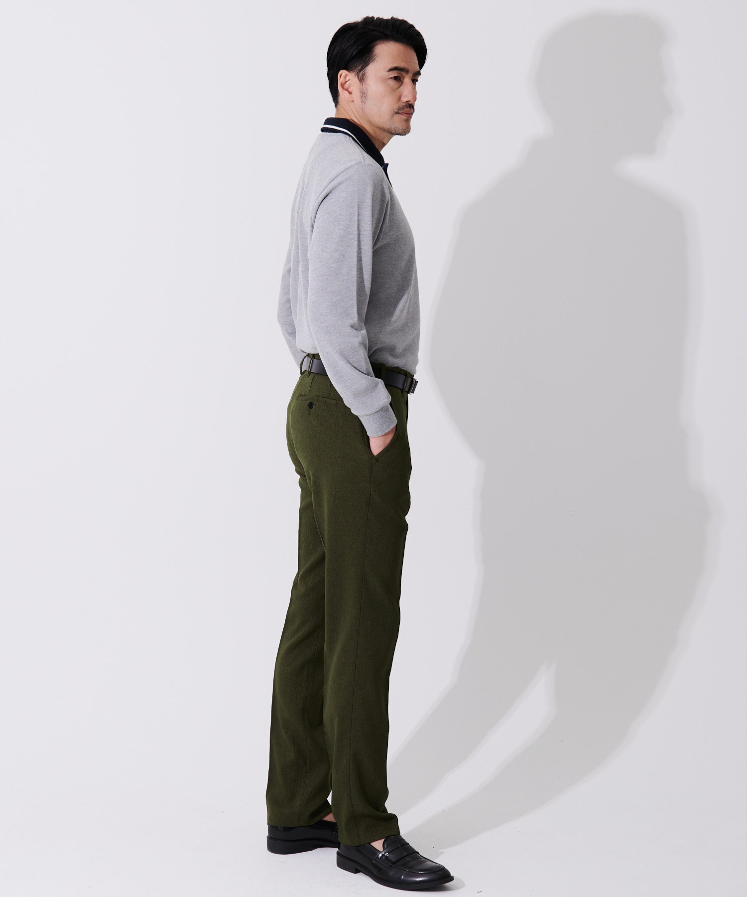 T/Cカノコ横ブロッキング長袖ポロシャツ – MIZUJIN WEBSHOP