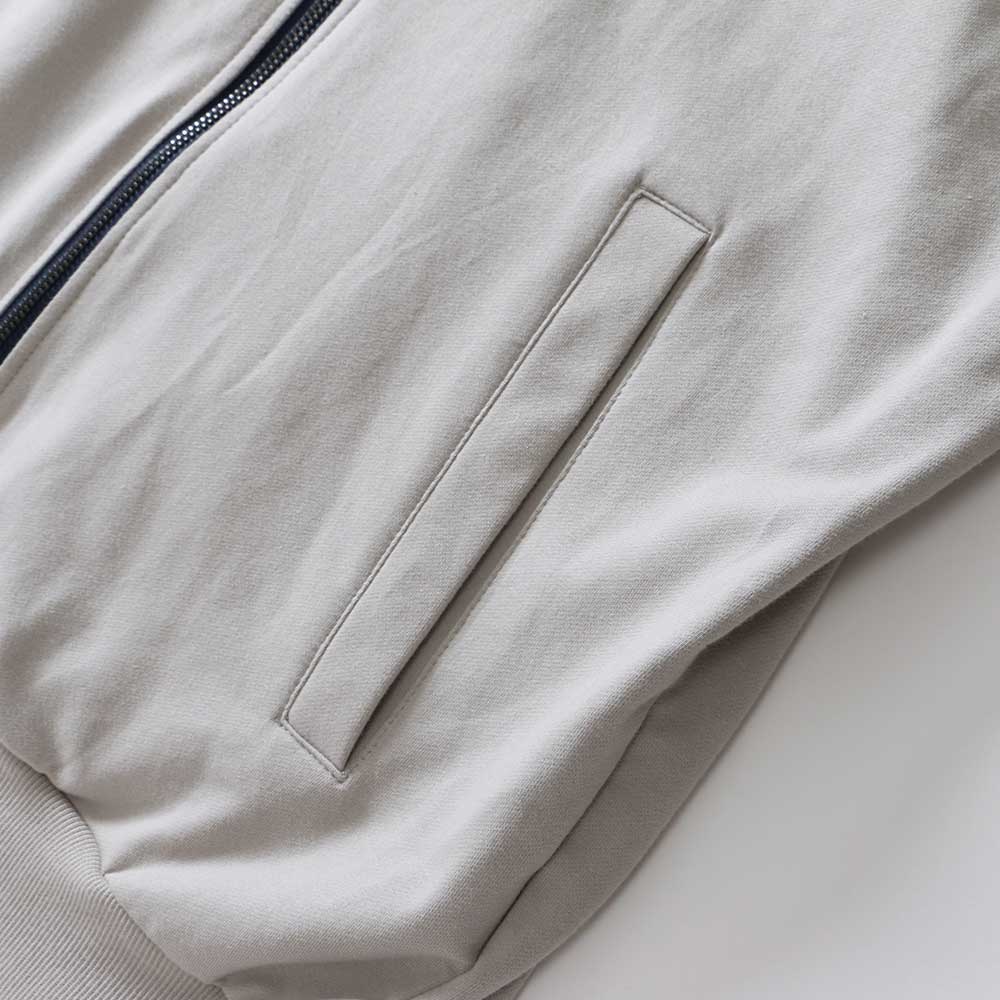 ミニ 裏毛 ストレッチ ZIP ブルゾン